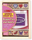 Melissa and Doug Butterfly and Hearts Stamp Set
